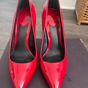 Brian Atwood Red High Heels
